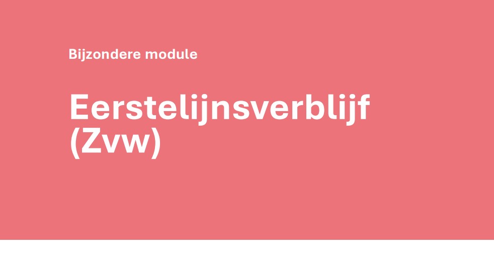 ALV - Eerstelijns verblijf