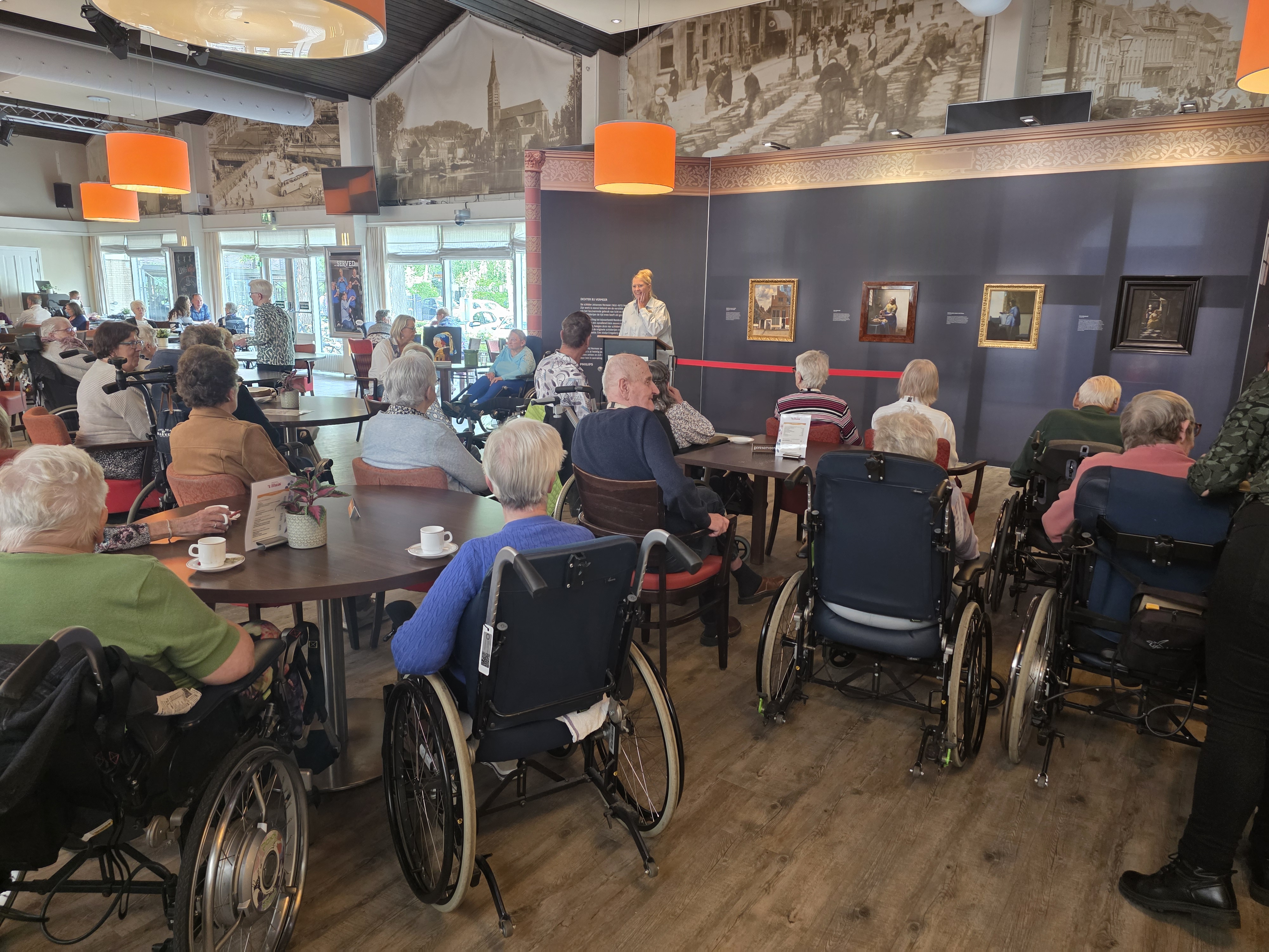 4 - Foto's expositie Vermeer on tour