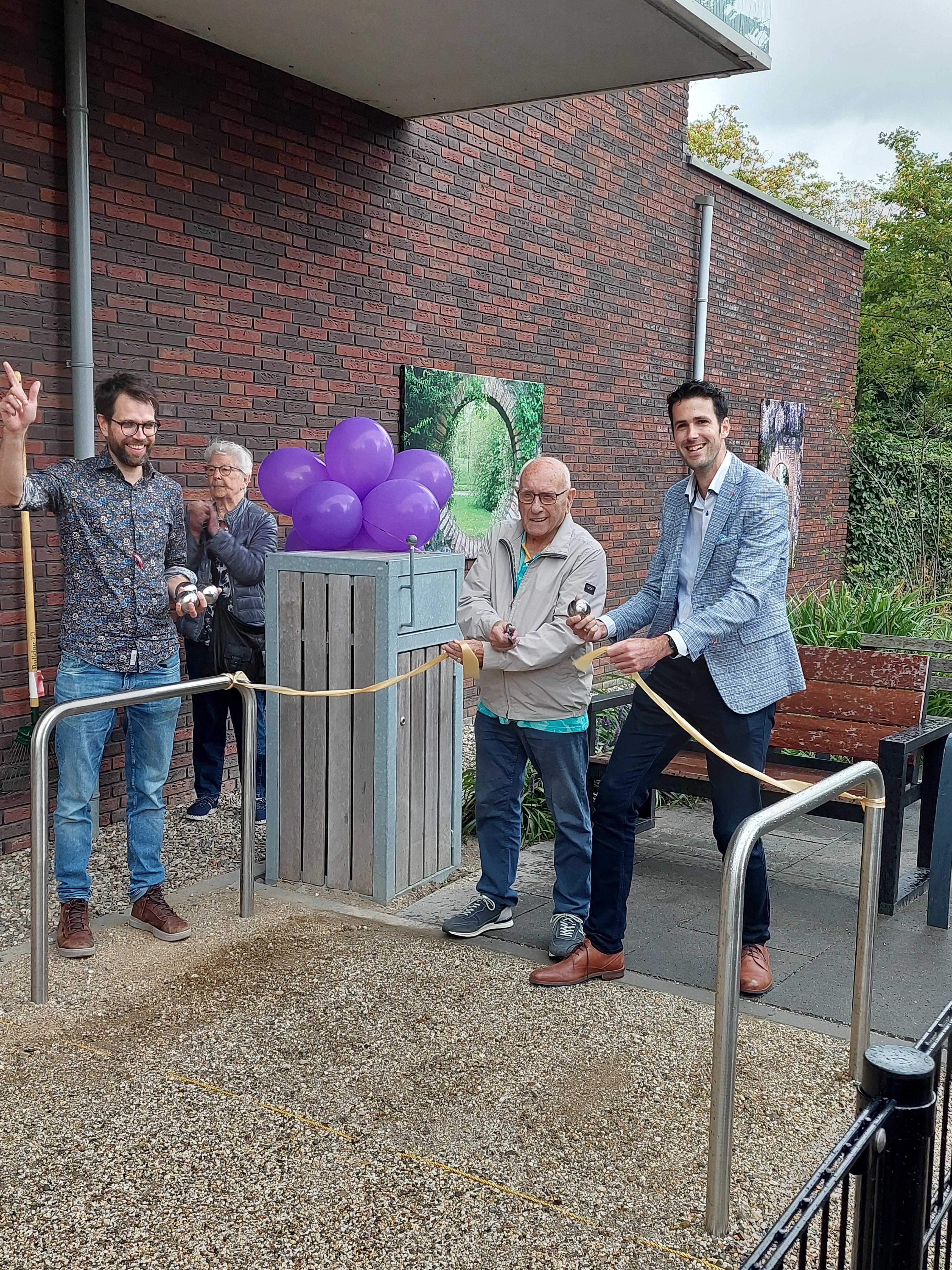 Opening nieuwe jeu-de-boules baan